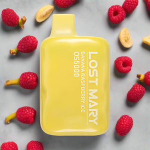 Lost mary 5 mil puffs Banana raspberry