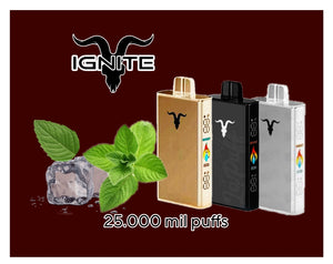 Ignite 25 mil puffs icy mint