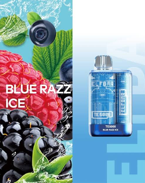 Elfbar 5 mil puffs blue razz ice