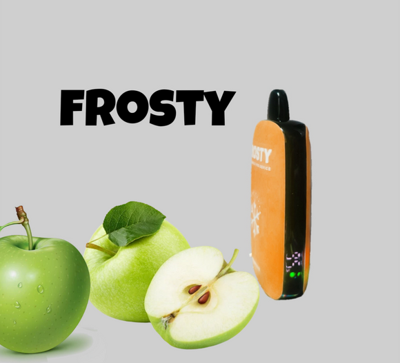 Frosty 10 mil puffs Green apple