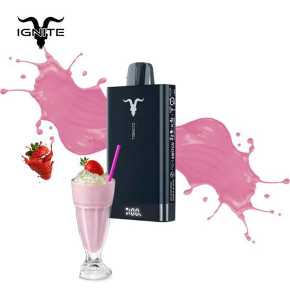 Ignite 15 mil puffs strawberry shake