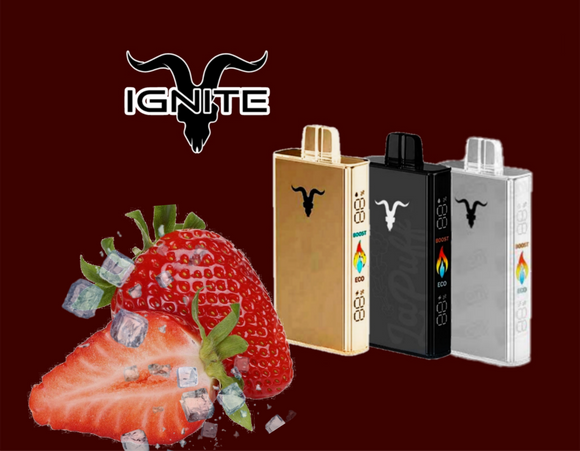 Ignite 25 mil puffs strawberry ice.