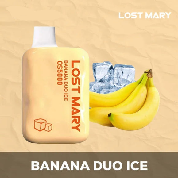 Lost mary 5 mil puffs Banana duo ice.