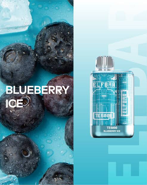 Elfbar 5 mil puffs blueberry ice