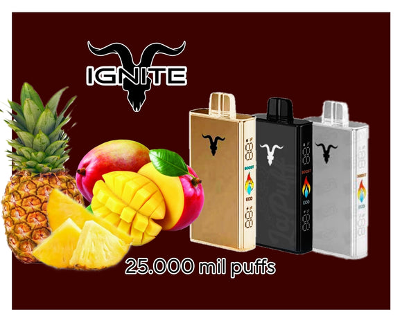 Ignite 25 mil puffs pineaple mango.
