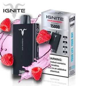 Ignite 15 mil puffs sour raspberry