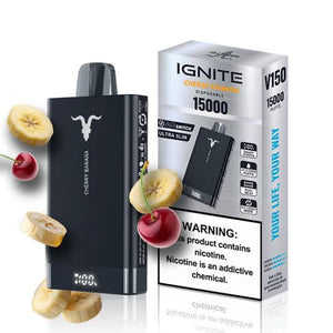 Ignite 15 mil puffs cherry banana.