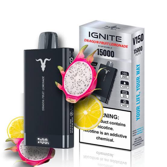 Ignite 15 mil puffs dragon fruit lemonade.