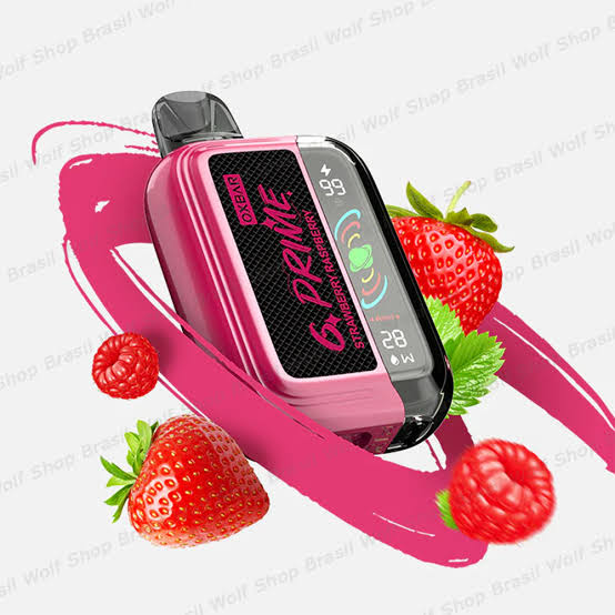 Pod oxbar 25 mil puffs morango com framboesa