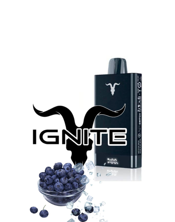 Ignite 8 mil puffs blueberry ice