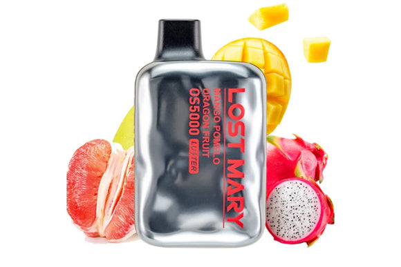 Lost mary 5 mil puffs mango pomelo dragon fruit