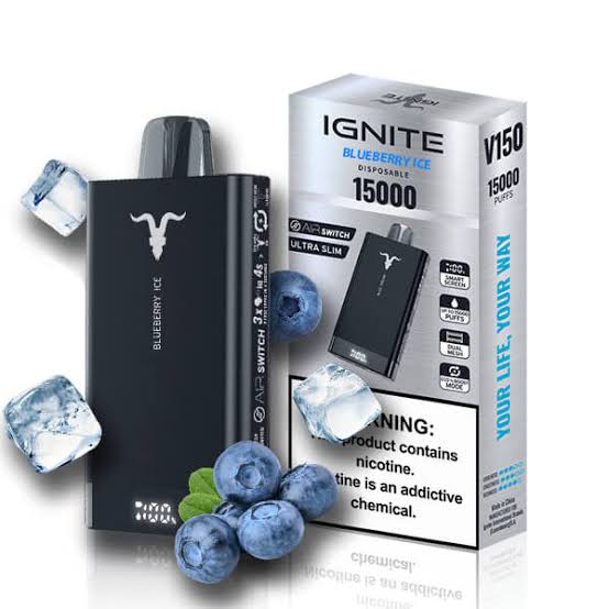 Ignite 15 mil puffs blueberry ice