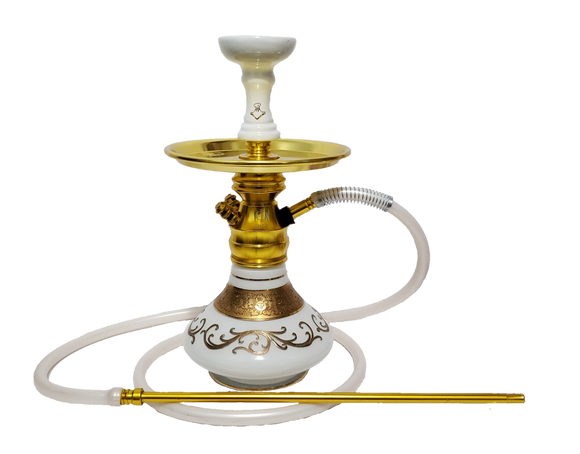 Narguile Wefi Completo Dourado