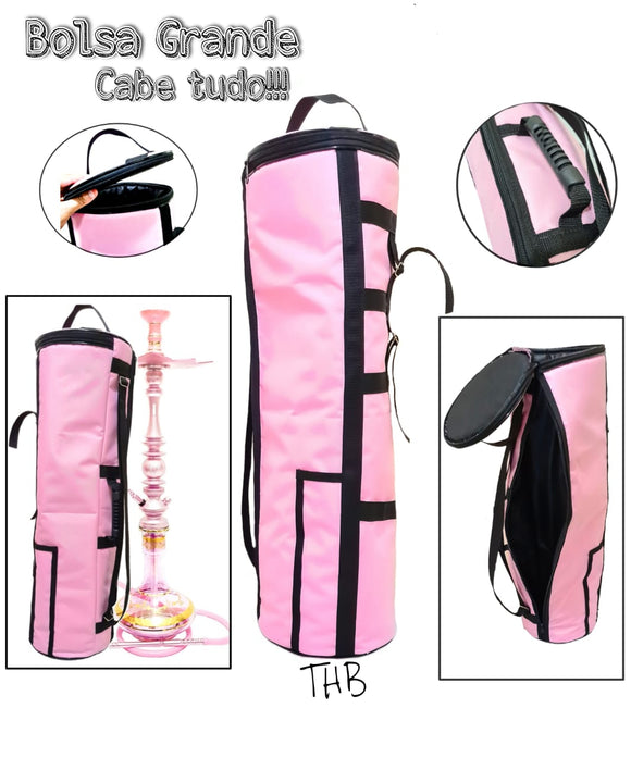 BOLSA PARA NARGUILE GRANDE TOP AVELUDADA ROSE