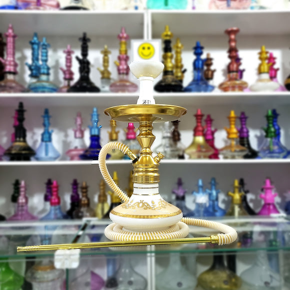 Narguile Elite Completo Dourado (top 10)
