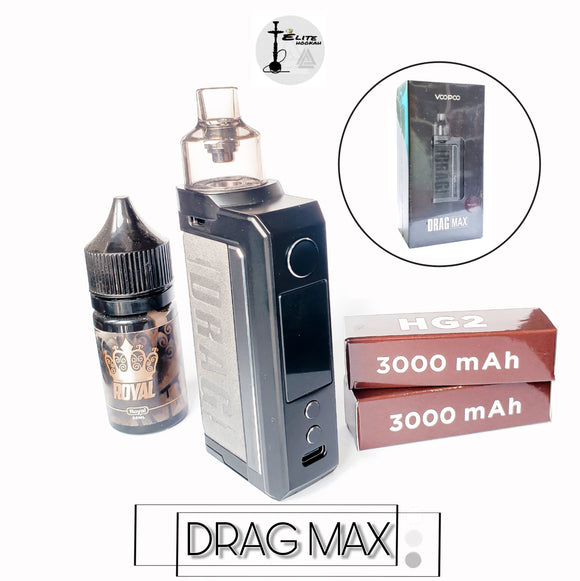 VAPE DRAG MAX ORIGINAL + JUICE + BATERIAS 3000MAH