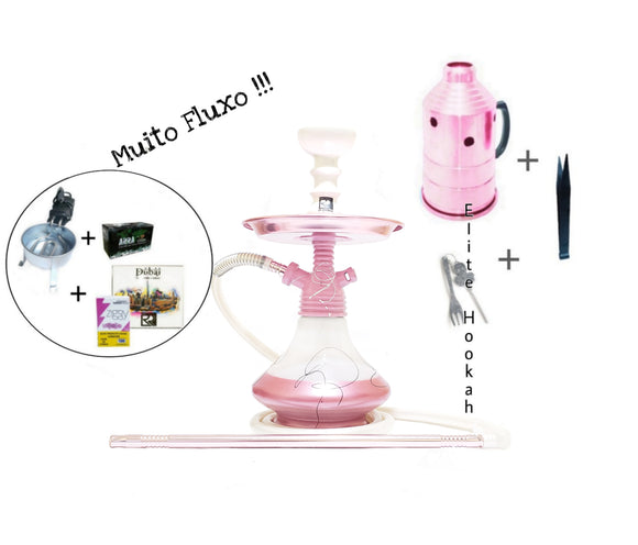 Kit Narguile FULGORE Completo rose