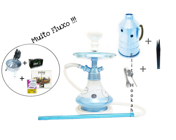 Kit Narguile FULGORE Completo Azul bb
