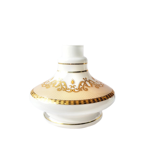 Vaso MD Pequeno Branco Gold