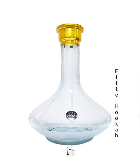 LANÇAMENTO VASO NICK ELITE GENIE 30CM JATEADO DOURADO