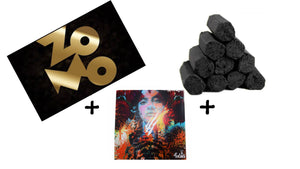 KIT PAC ZOMO + 1KG CARVÃO + 1CX ALUMINIO