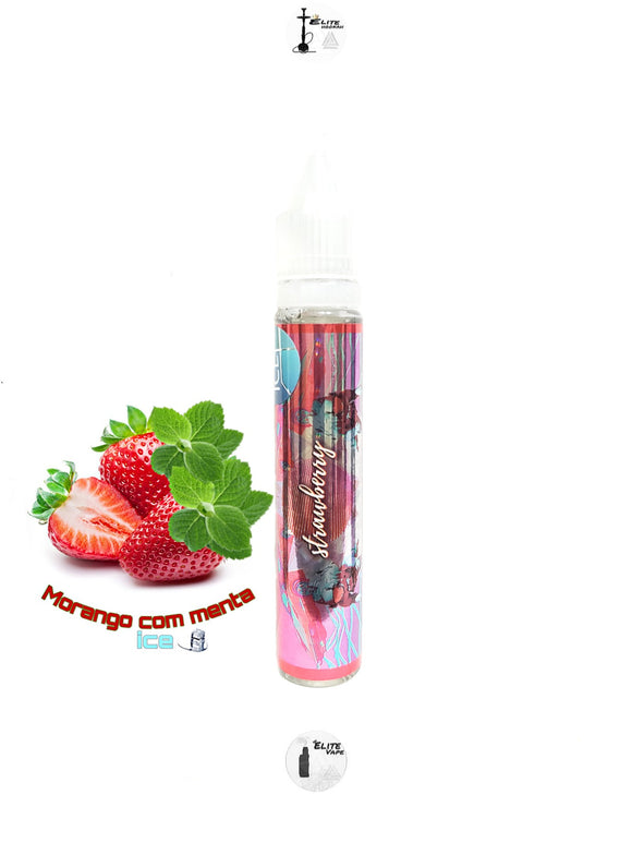 Juice Vaporwave Morango 30ml com 3mg de nicotina