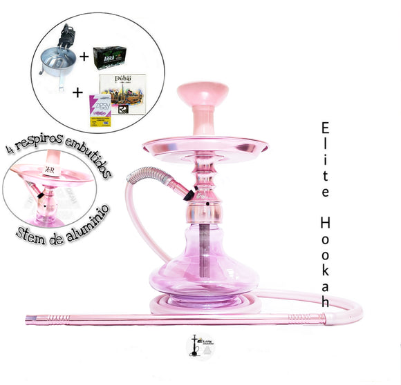 Kit Narguile FULGORE Completo Rose