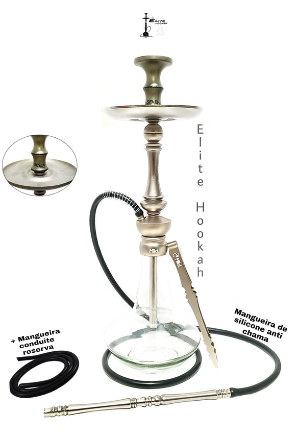 NARGUILE SULTAN MIID BRONZE + ROSH + PEGADOR + BRINDE