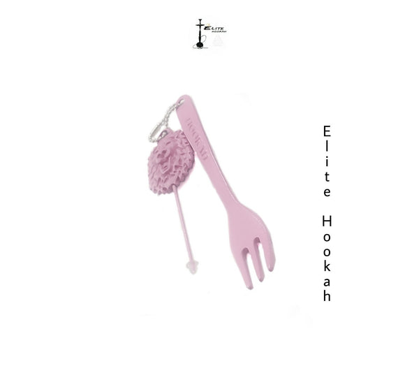GARFINHO COM FURADOR ROSA
