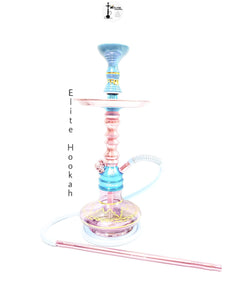 Narguile Completo Wefi híbrido fenix azul/rose