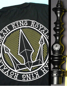 NARGUILE HOOKAH KING ROYALE PRETO