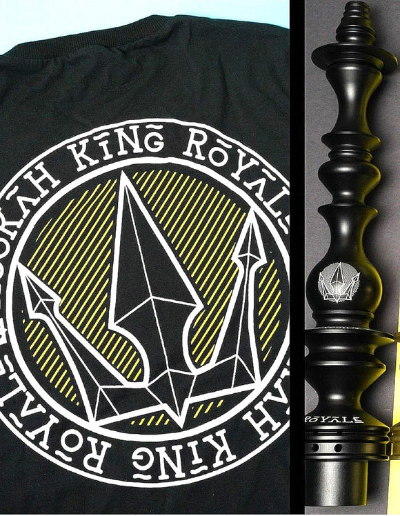 NARGUILE HOOKAH KING ROYALE PRETO