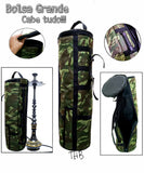 BOLSA PARA NARGUILE GRANDE TOP AVELUDADA CAMUFLADA