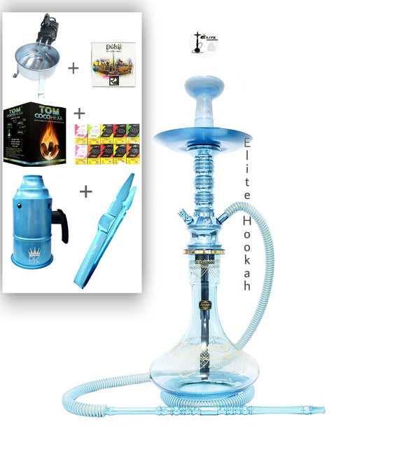 Kit Narguile Zeus Smart Completo Azul BB