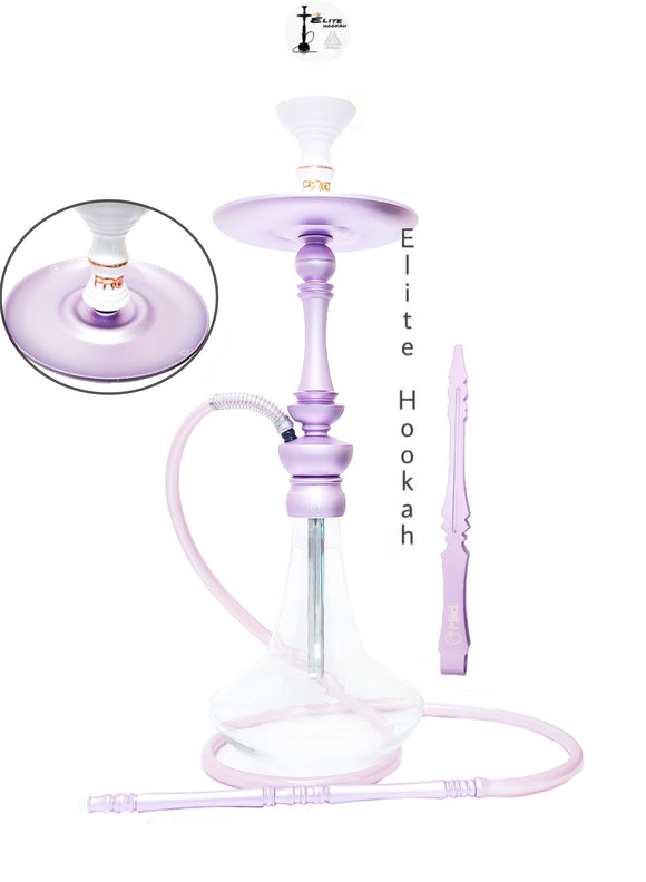 NARGUILE SULTAN MIID PURPLE PUM + ROSH PRO + SILICONE