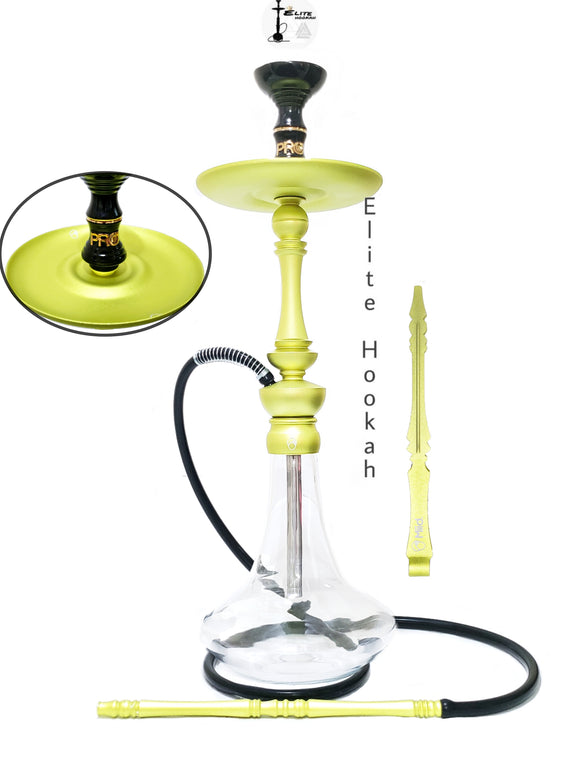 NARGUILE SULTAN MIID ACID YELLOW + ROSH PRO + SILICONE
