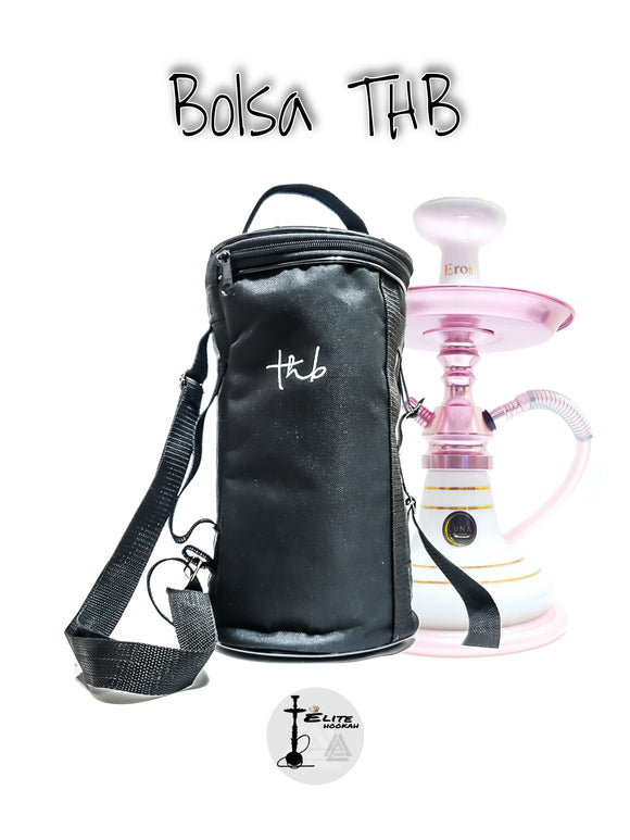 BOLSA PARA NARGUILE PEQUENO TOP AVELUDADA PRETO