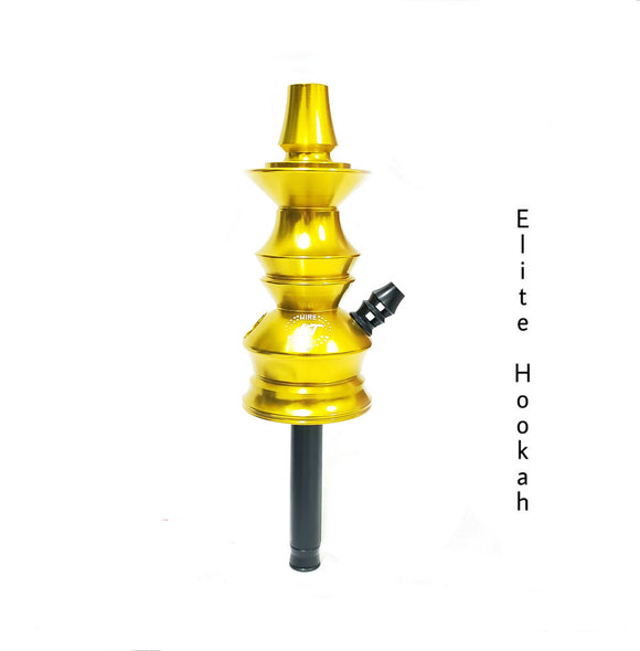 Stem Narguile WIRE jet dourada