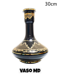 Vaso MD 30cm preto
