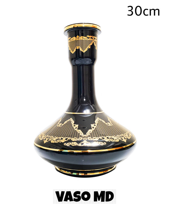 Vaso MD 30cm preto