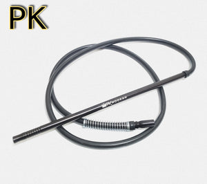 Piteira PK Preta + SILICONE maleável preto + mola