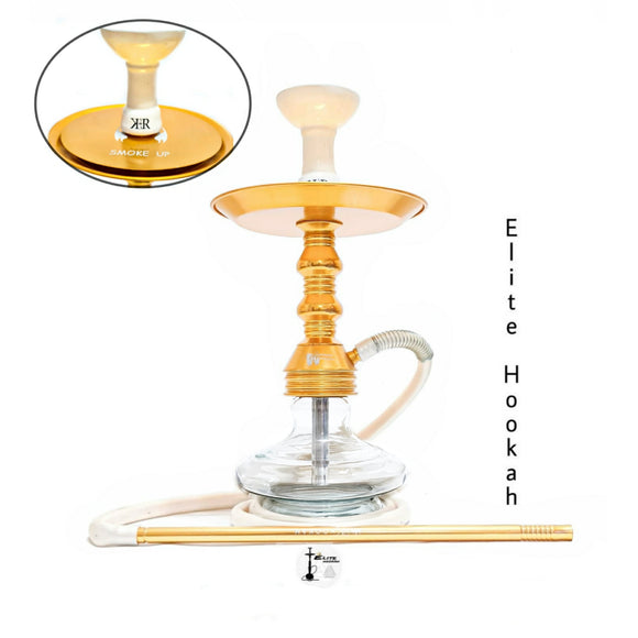 Narguile Fulgore Smoke Up Dourado Completo