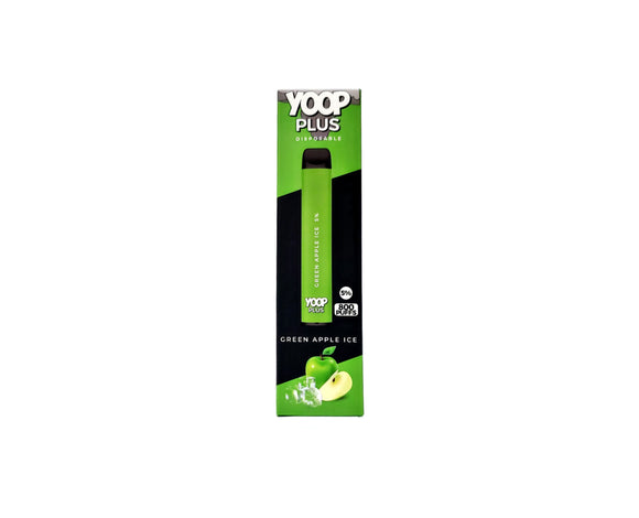 Pod yoop 800 puffs Maçã verde gelado