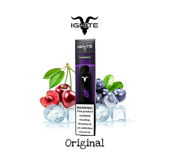 Pod ingnite 1.500 puffs Razz ice