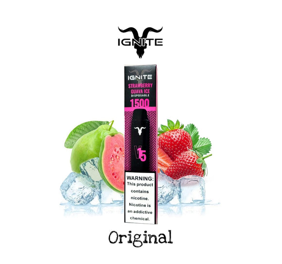 Pod ingnite 1.500 puffs Strawberry guava ice